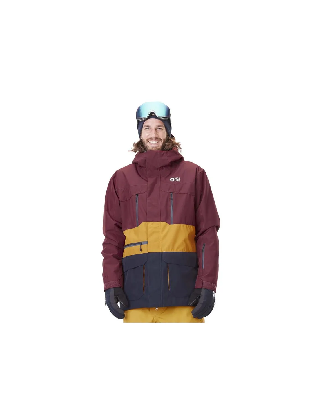 Chaqueta de snowboard Picture Naikoon Hombre Brown