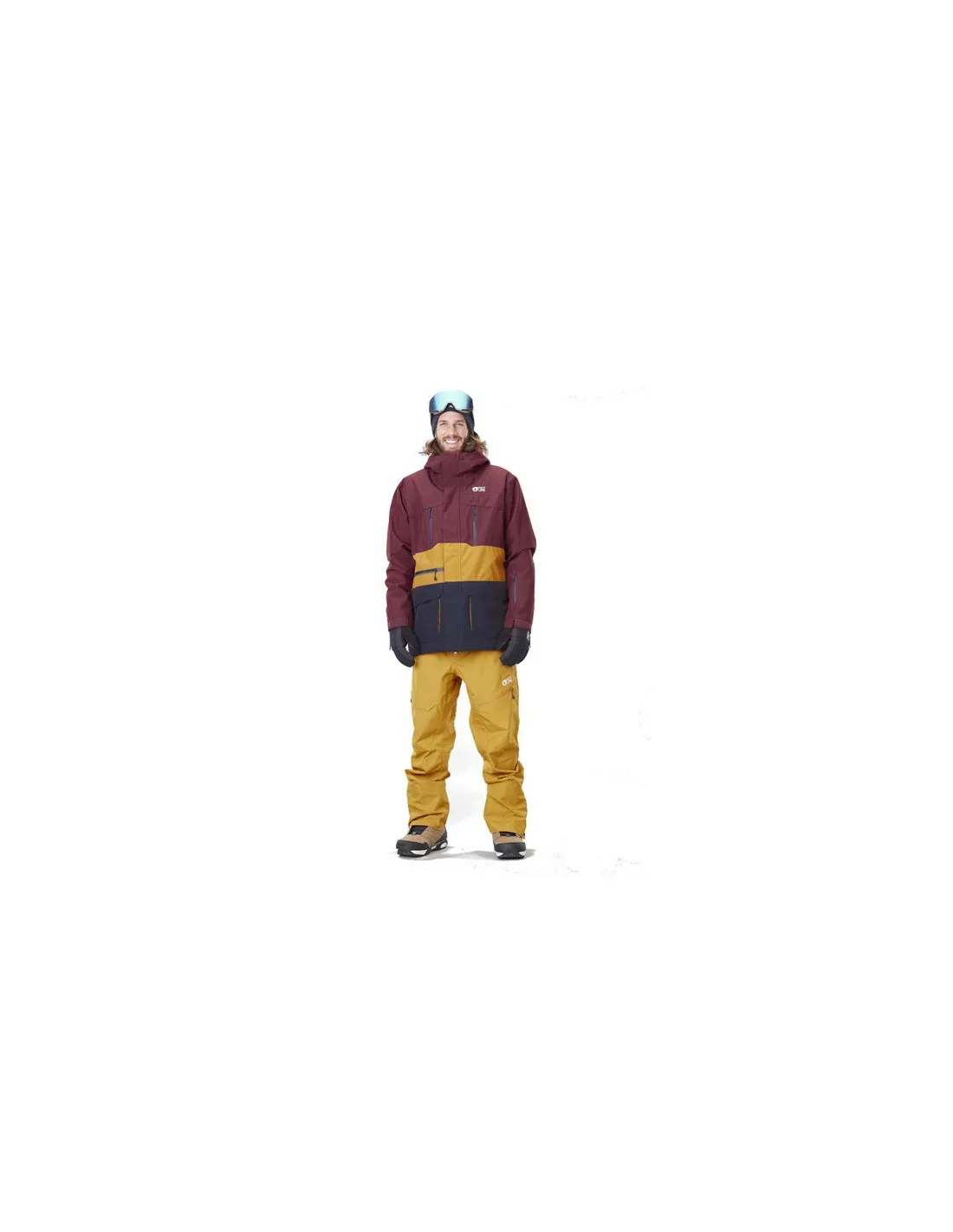 Chaqueta de snowboard Picture Naikoon Hombre Brown
