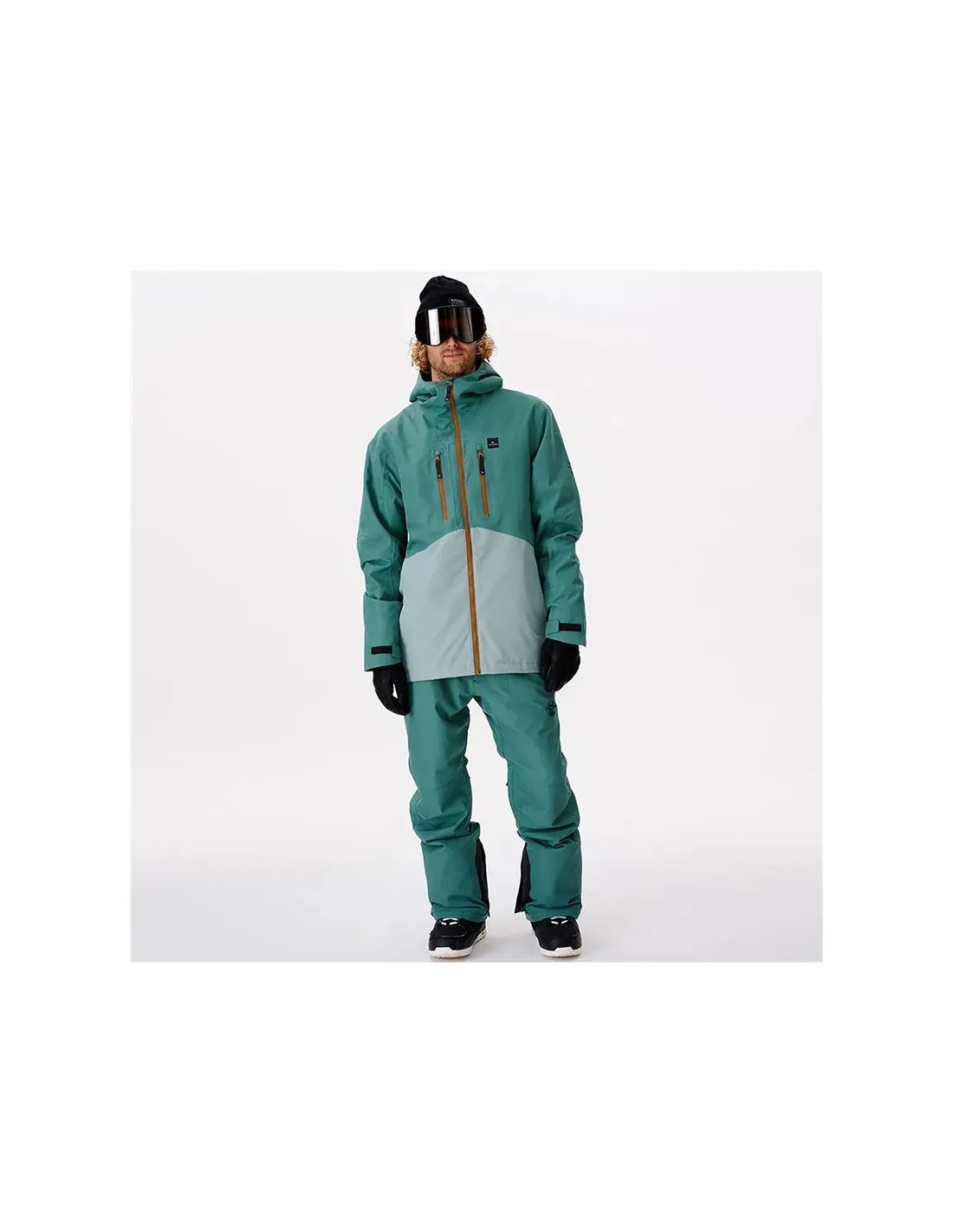 Chaqueta de Snowboard Rip Curl Freerider Verde Hombre