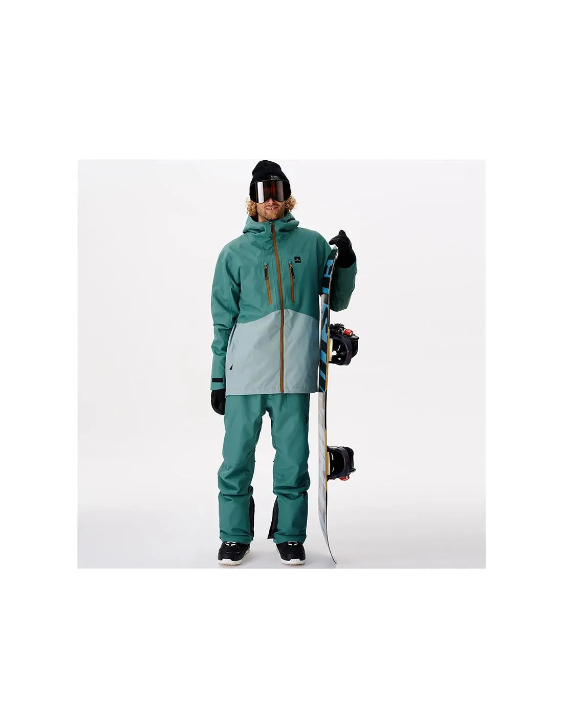 Chaqueta de Snowboard Rip Curl Freerider Verde Hombre