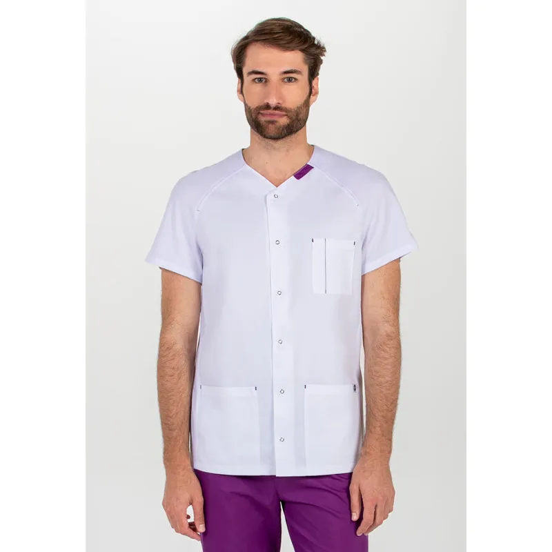 CHAQUETA HOMBRE MANGA RANGLáN DETALLE MORADO  DYNEKE