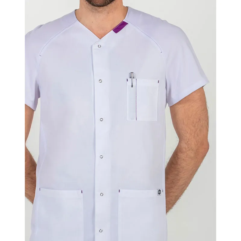 CHAQUETA HOMBRE MANGA RANGLáN DETALLE MORADO  DYNEKE