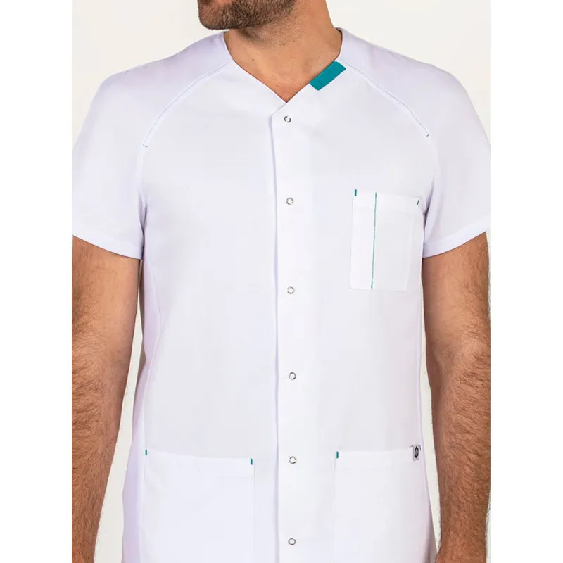 CHAQUETA HOMBRE MANGA RANGLáN DETALLE VERDE AGUAMARINA  DYNEKE