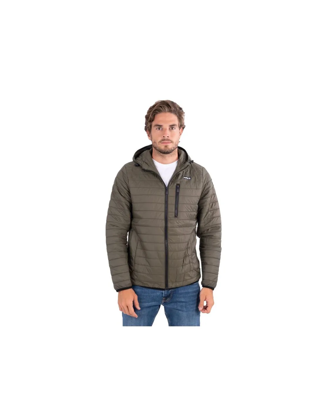 Chaqueta Hurley Balsam Quilted Packable verde Hombre