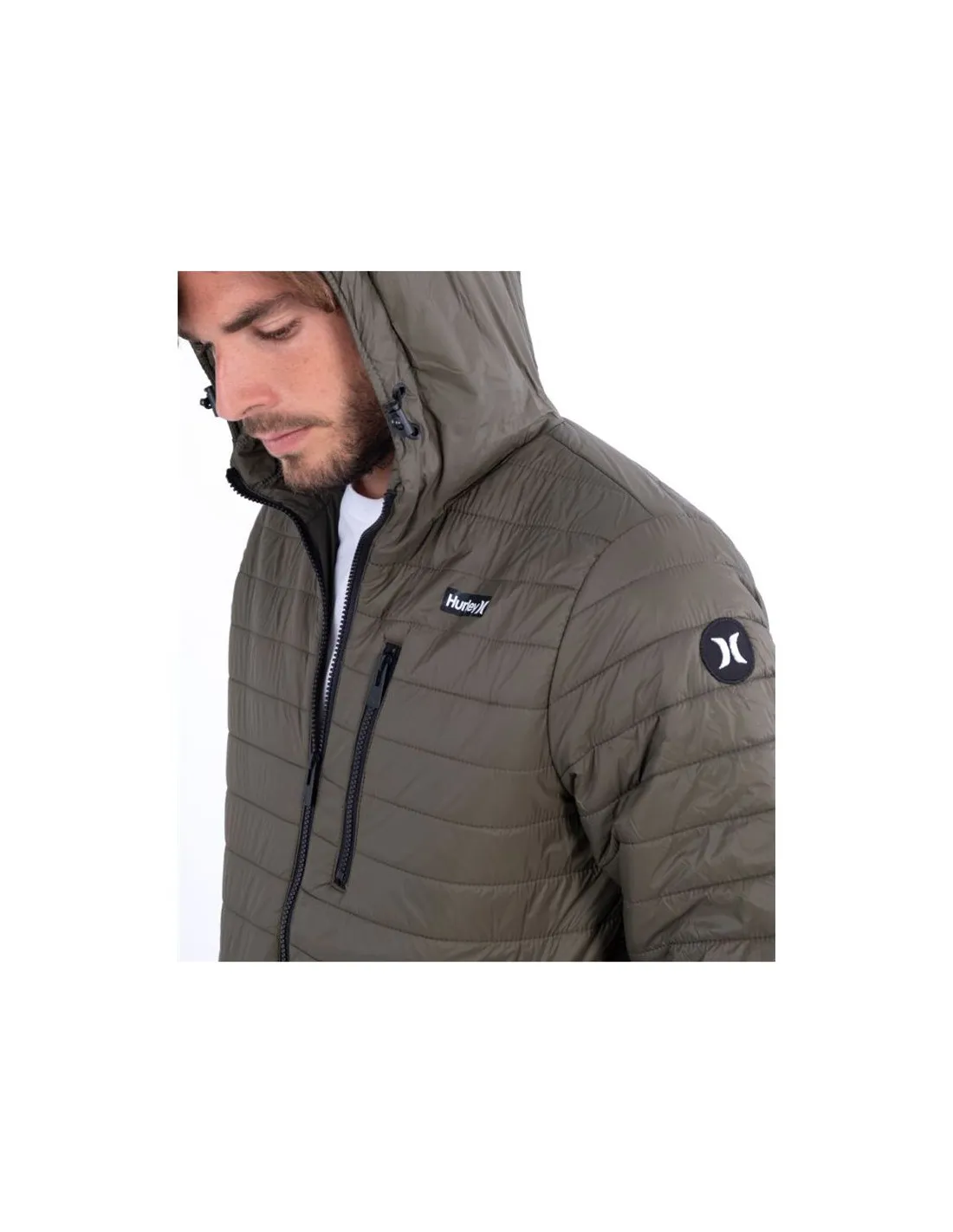 Chaqueta Hurley Balsam Quilted Packable verde Hombre