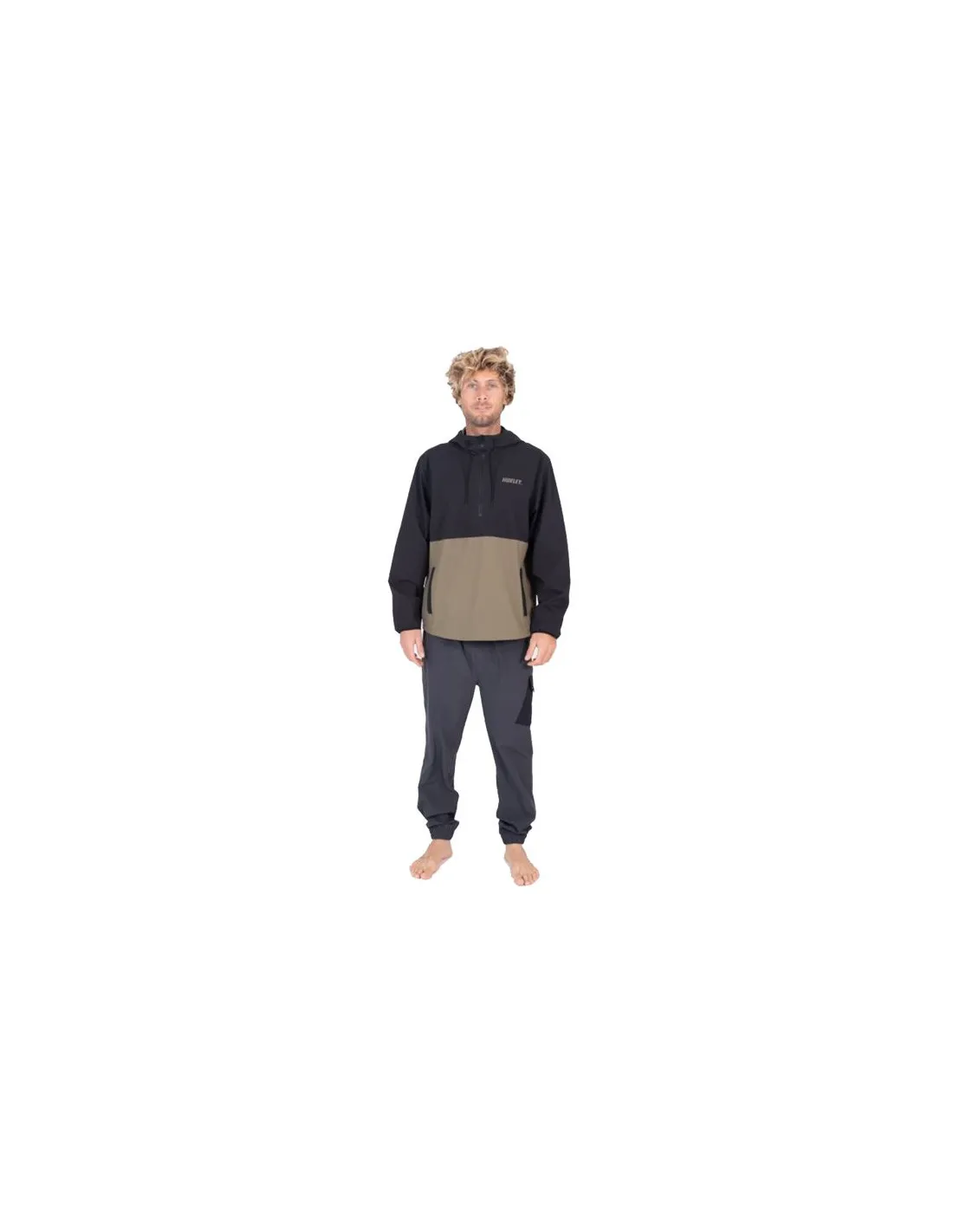 Chaqueta Hurley Offshore negro Hombre