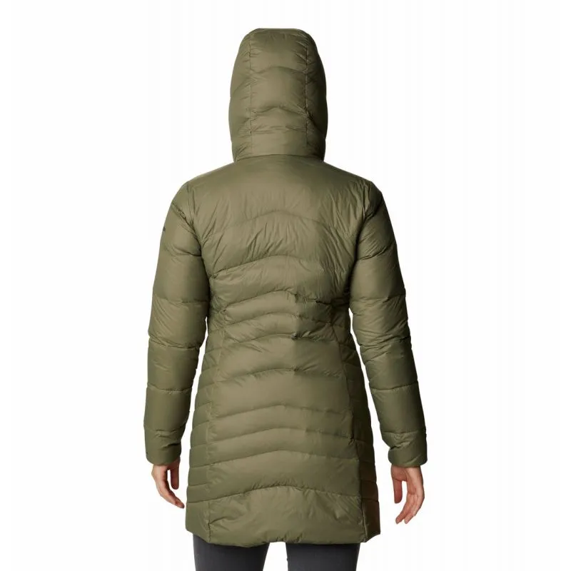 Chaqueta larga de mujer Columbia Autumn Park Down Mid (Stone Green)