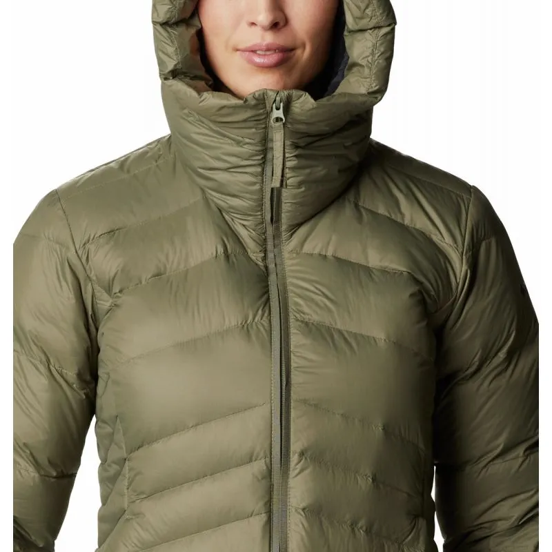 Chaqueta larga de mujer Columbia Autumn Park Down Mid (Stone Green)