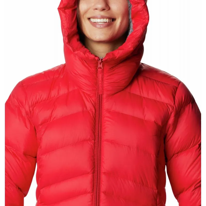 Chaqueta larga de plumón para mujer Columbia Autumn Park Down Mid (Red Lily)