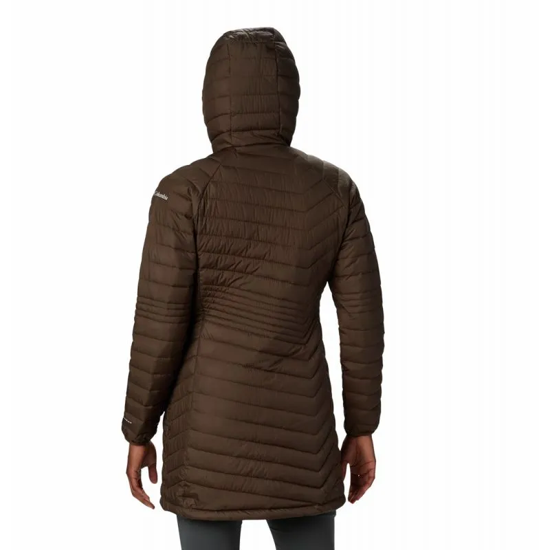 Chaqueta larga para mujer Columbia Powder Lite Mid (Olive Green)