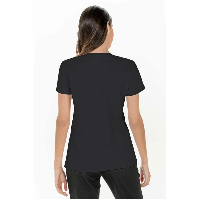 CHAQUETA MICROFIBRA NEGRA PRESILLAS DORADAS  DYNEKE