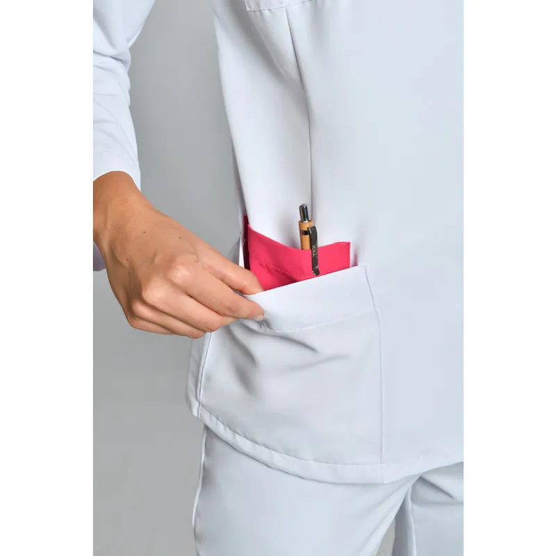 CHAQUETA MUJER DE MICROFIBRA CONTRASTE FUCSIA Y AZUL DYNEKE  OUTLET