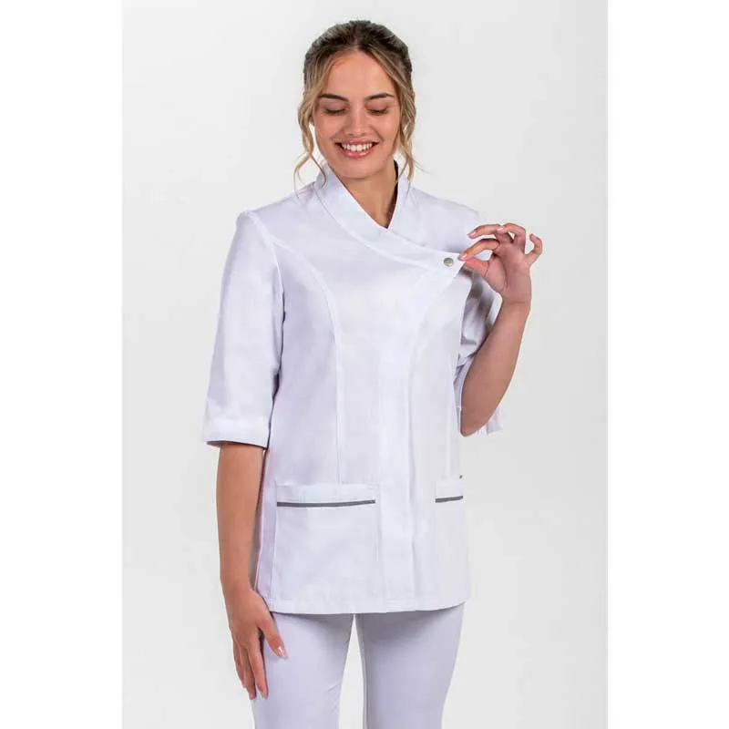 CHAQUETA MUJER MANGA 3/4 CRUCE BLANCA  DYNEKE