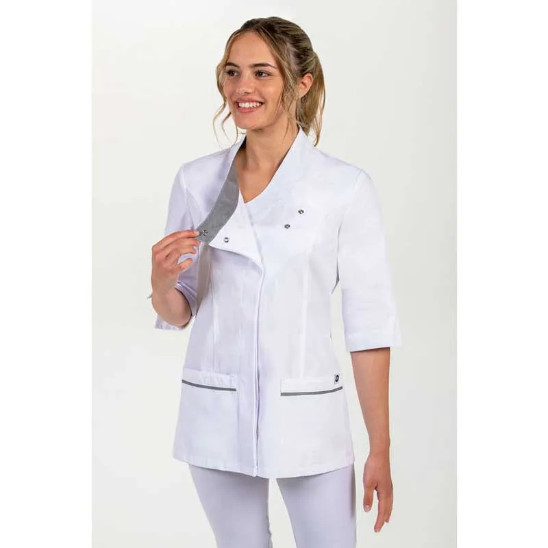 CHAQUETA MUJER MANGA 3/4 CRUCE BLANCA  DYNEKE