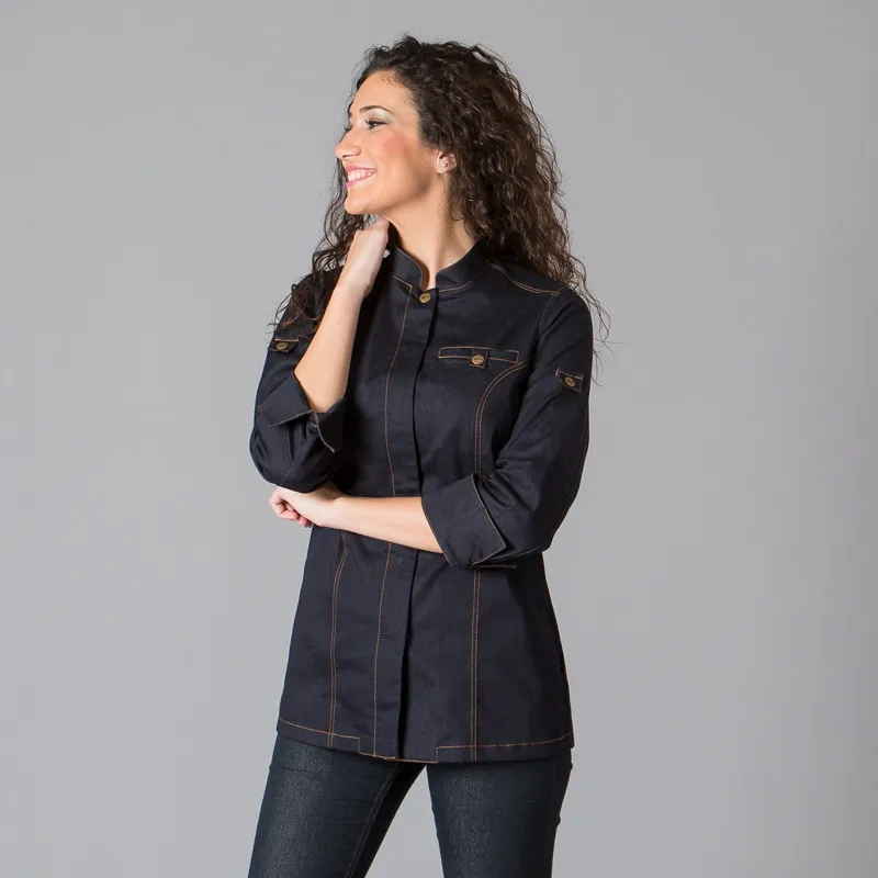 CHAQUETA MUJER TEJANA PARA COCINA Y SALA VALERA  GARY'S