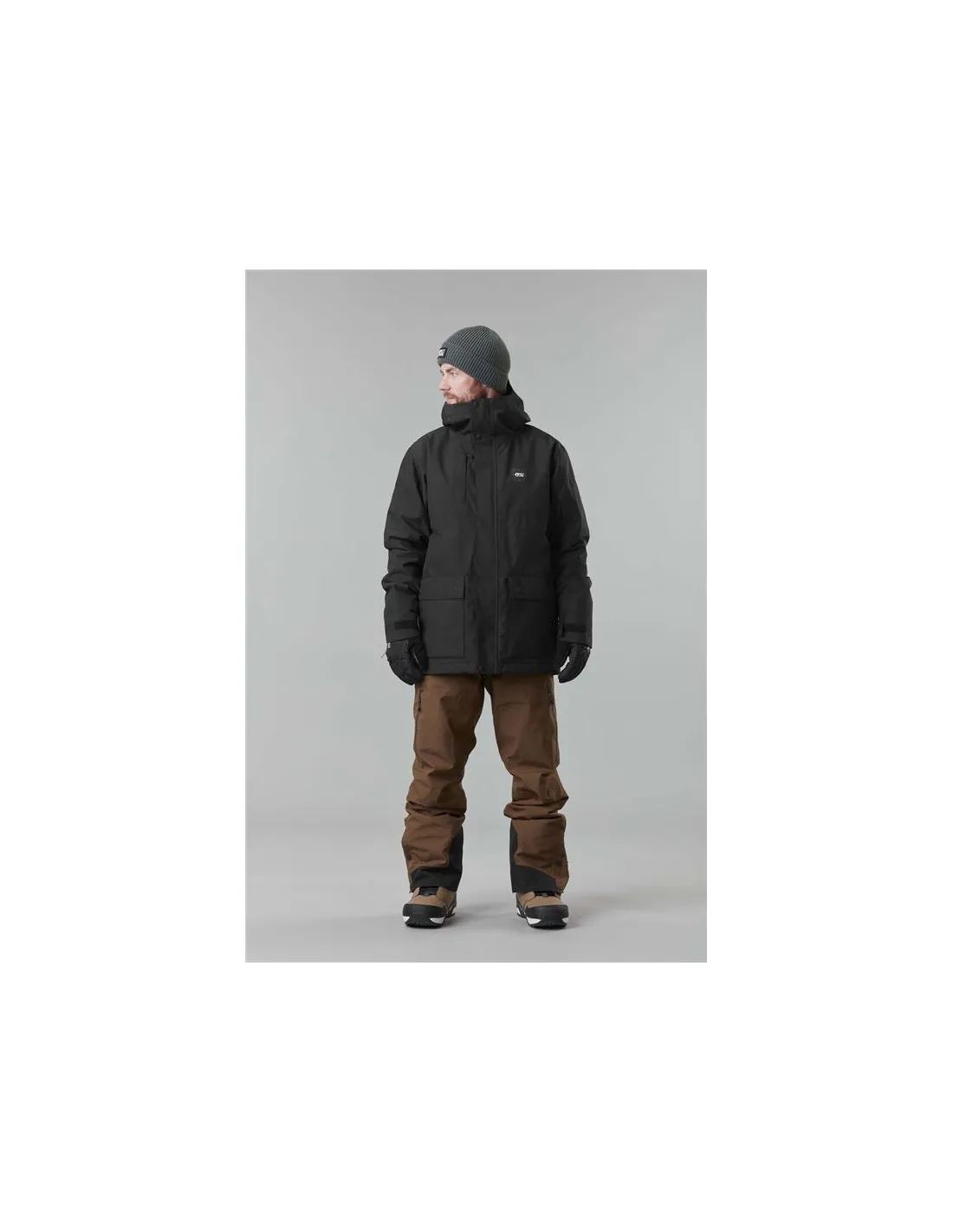Chaqueta negra de esquí Picture Fines Hombre