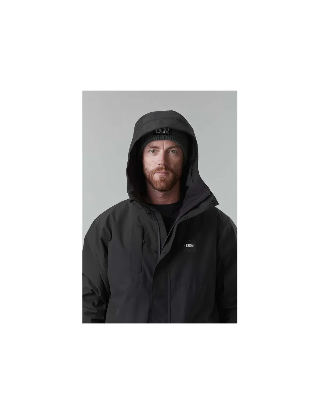 Chaqueta negra de esquí Picture Fines Hombre