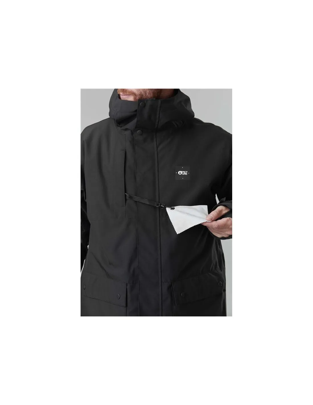 Chaqueta negra de esquí Picture Fines Hombre