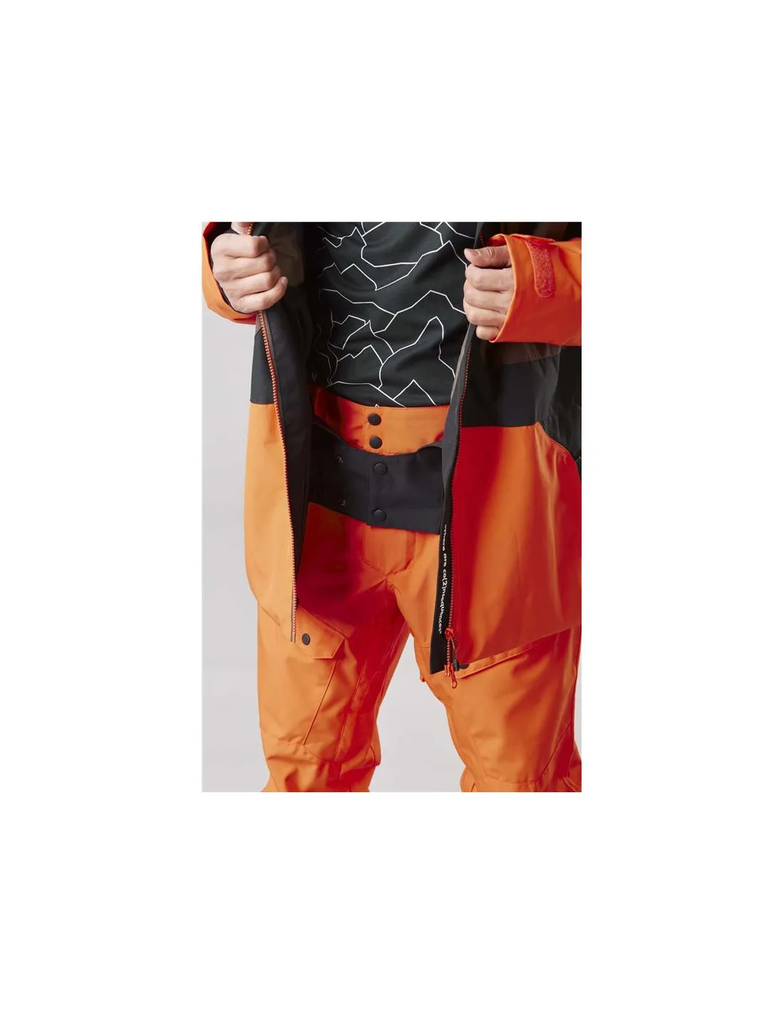 Chaqueta negra de snowboard Picture Elfyn Hombre