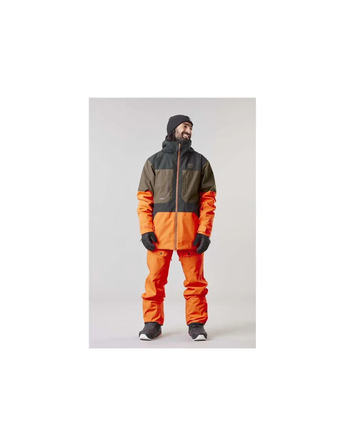 Chaqueta negra de snowboard Picture Elfyn Hombre