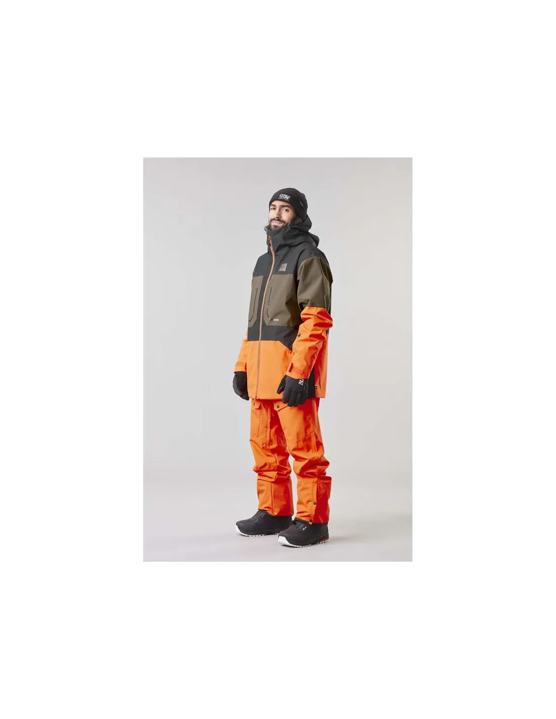 Chaqueta negra de snowboard Picture Elfyn Hombre