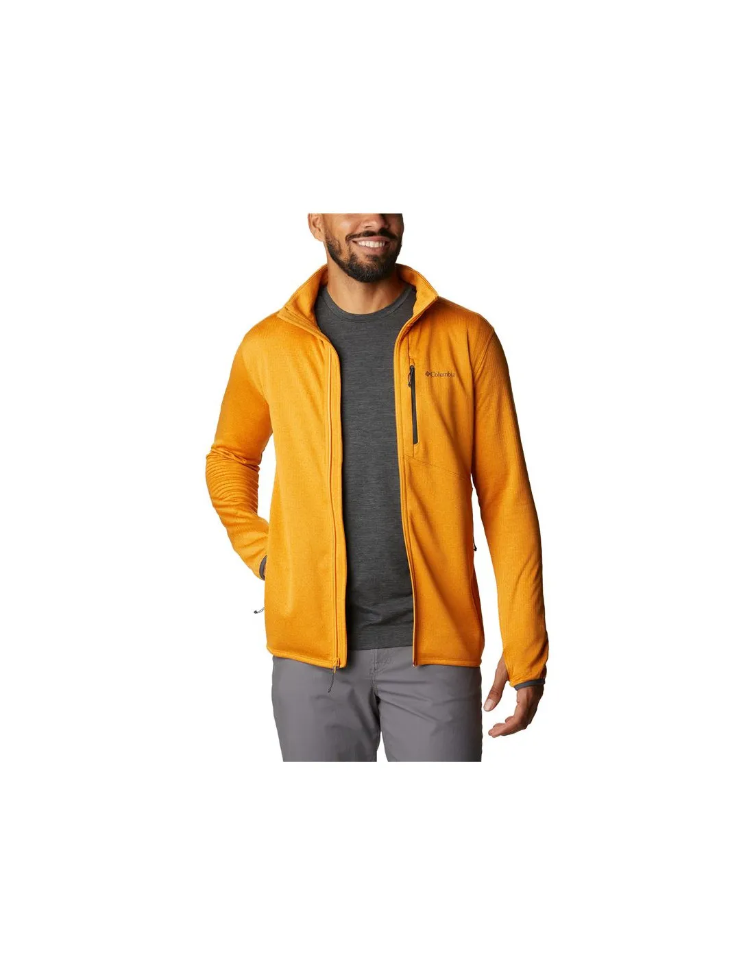 Chaqueta polar Columbia Park View™ Fleece Full Zip Hombre Orange