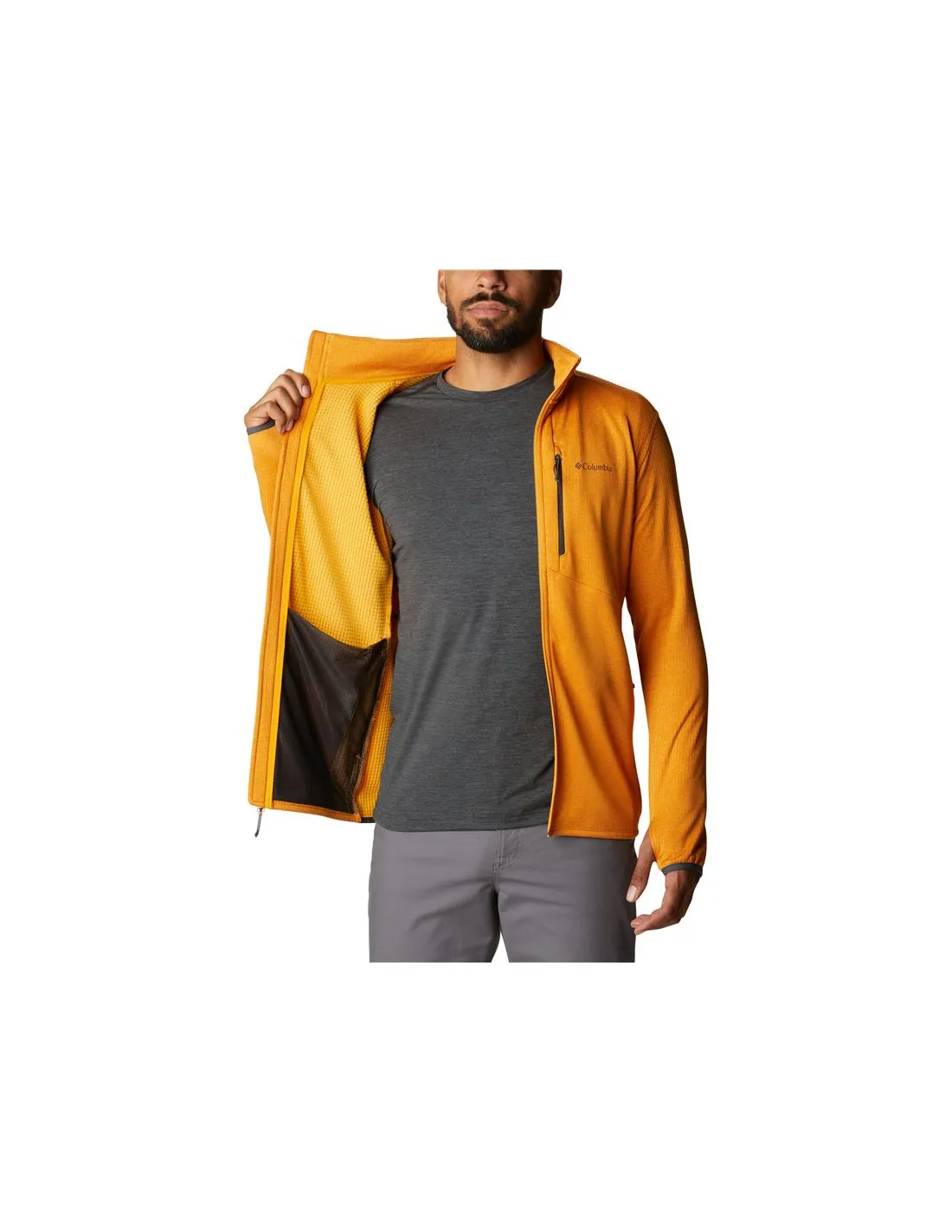 Chaqueta polar Columbia Park View™ Fleece Full Zip Hombre Orange
