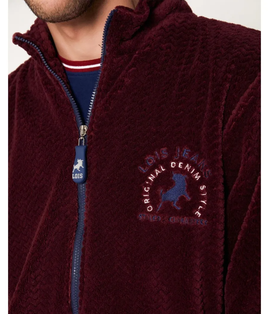 Chaqueta Record hombre Lois invierno granate