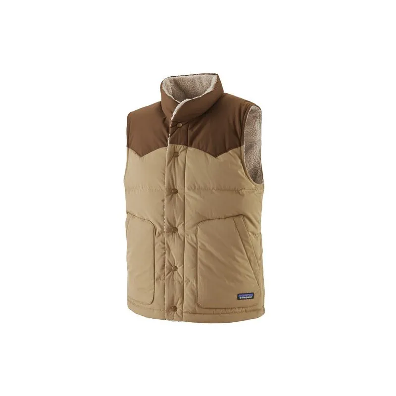 Chaqueta sin mangas Patagonia M's Reversible Bivy Down Vest (Classic Tan) hombre