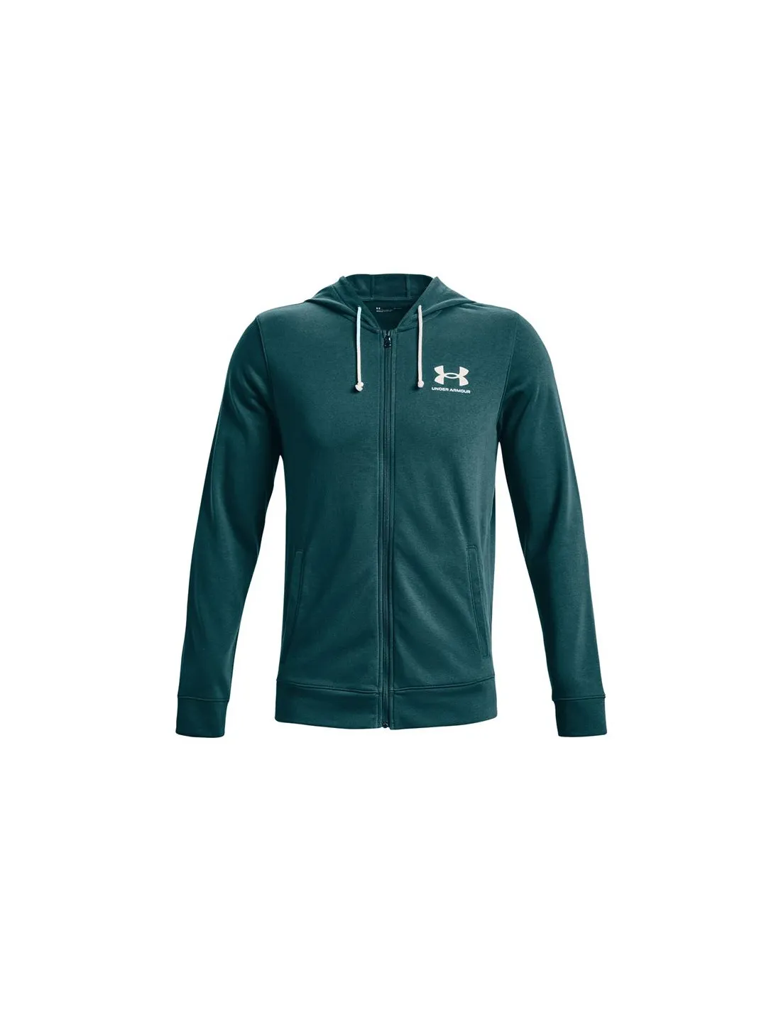 Chaqueta turquesa Under Armour Rival Terry Hombre