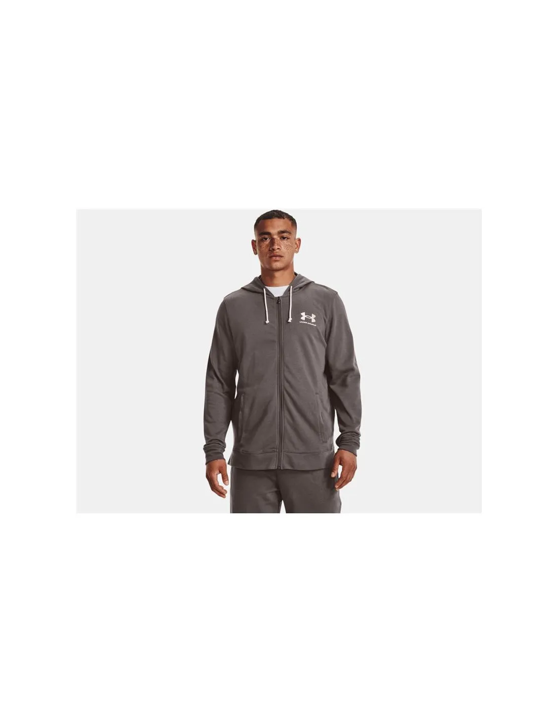 Chaqueta Under Armour Rival Terry Hombre Green