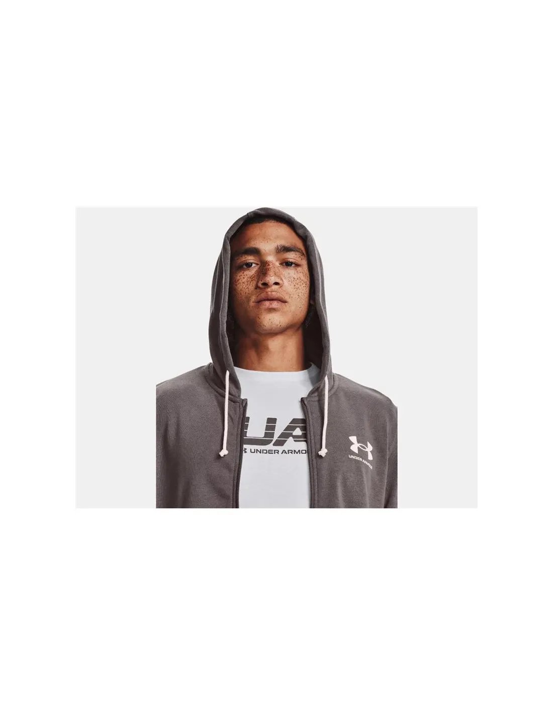 Chaqueta Under Armour Rival Terry Hombre Green