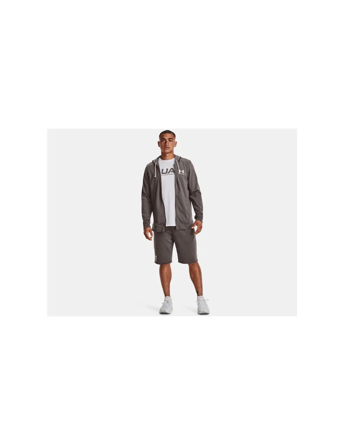 Chaqueta Under Armour Rival Terry Hombre Green