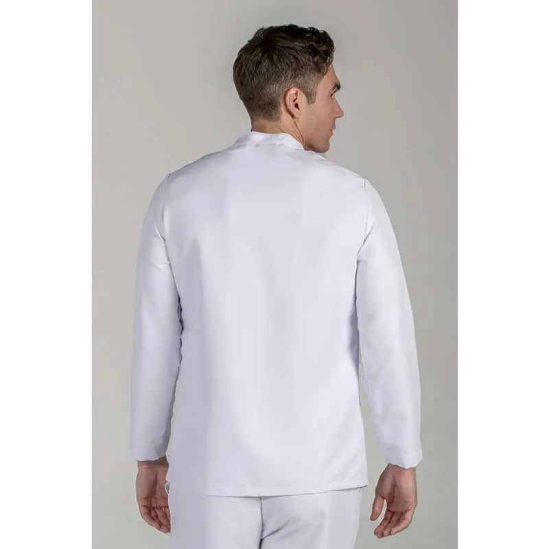 CHAQUETA UNISEX CUELLO TIRILLA MICROFIBRA BLANCA  DYNEKE