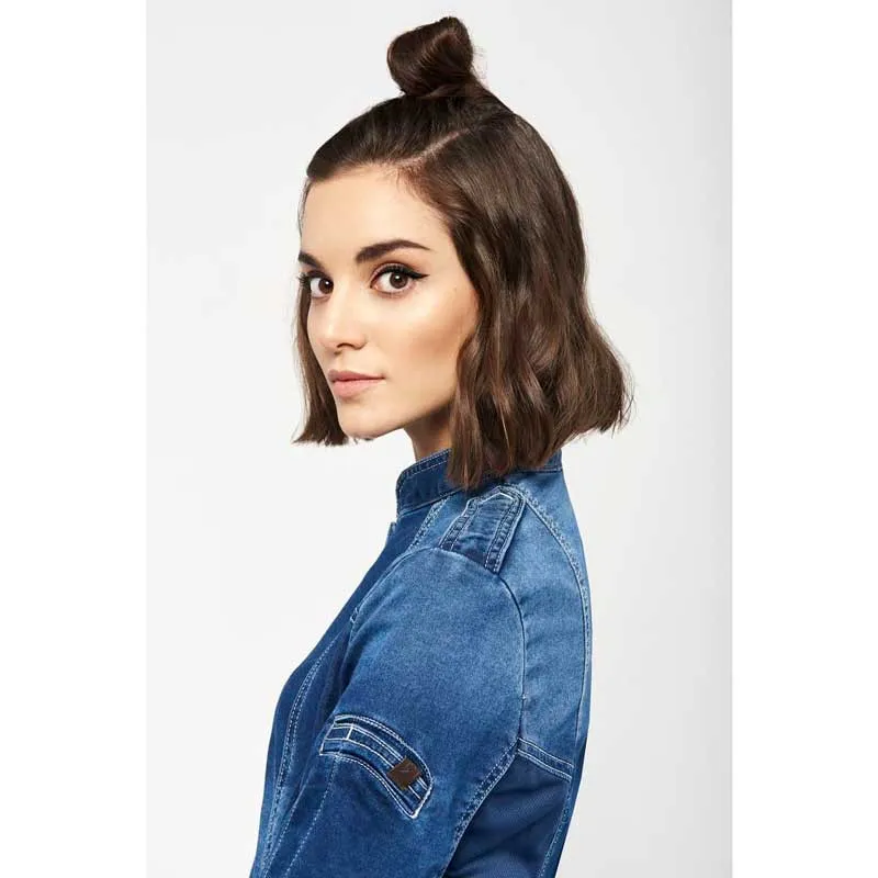 CHAQUETILLA COCINERA PUNTO DENIM SLIM FIT  MONZA
