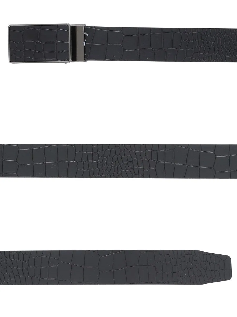CINTO DE VESTIR PIEL GENUINA PARA HOMBRE 'EL GENERAL' NEGRO42308