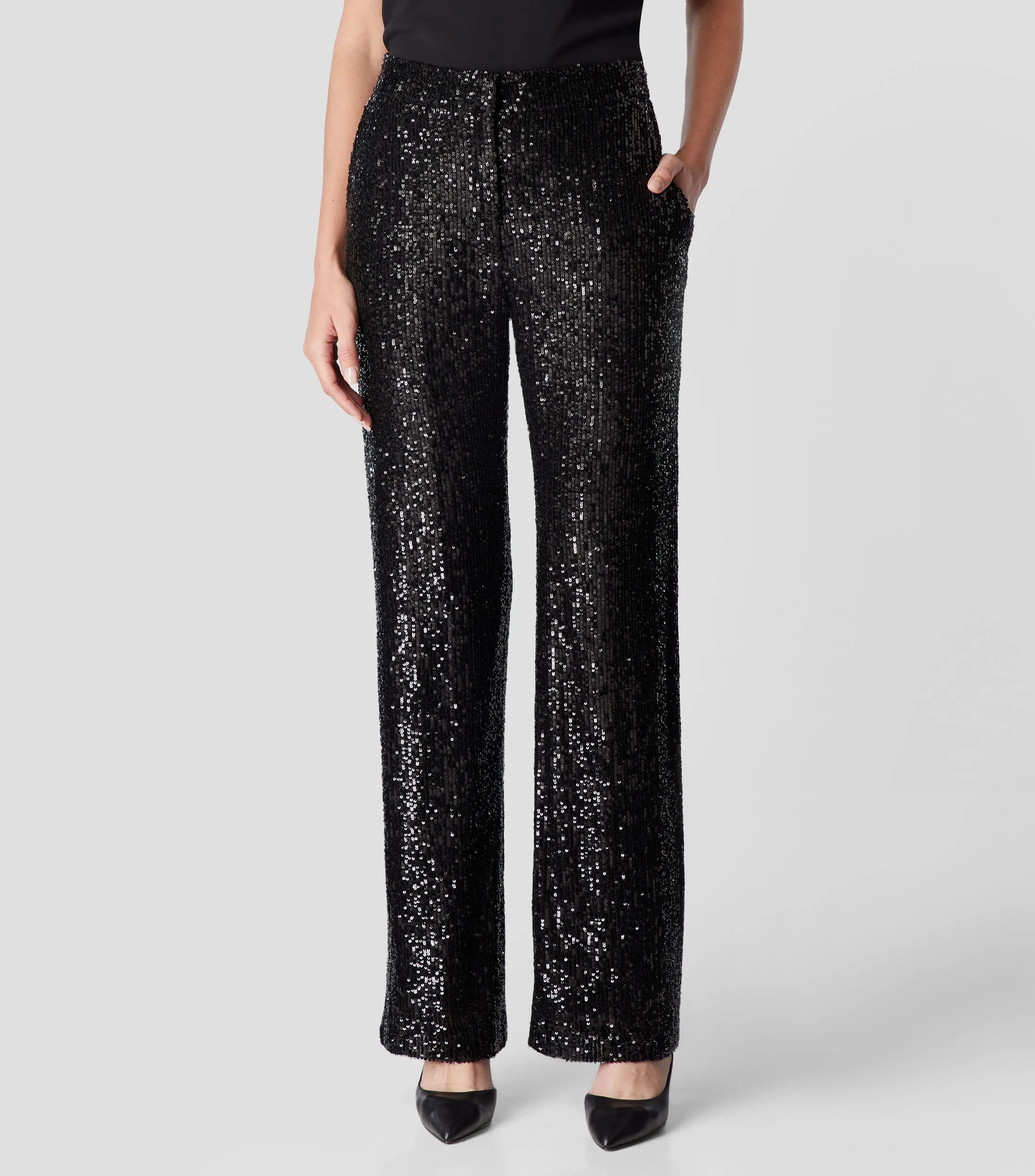 Claudie Pierlot Pantalón con lentejuelas Mujer