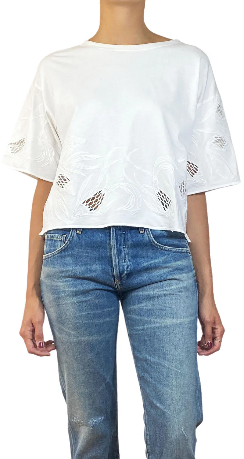 CLOSED Polera Blanca Oversize