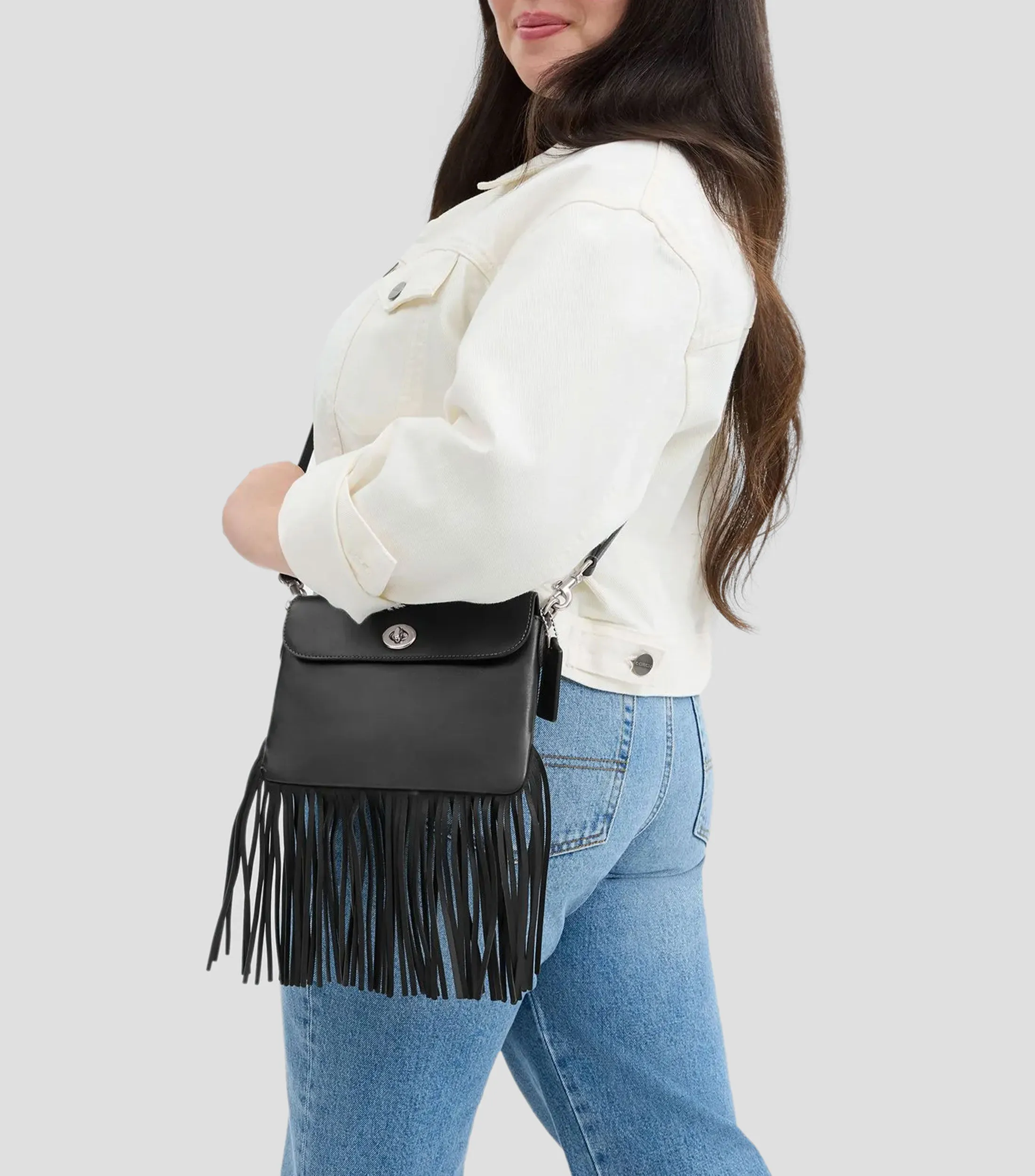 Coach Bolso Crossbody 1964 Fringe en Piel Mujer