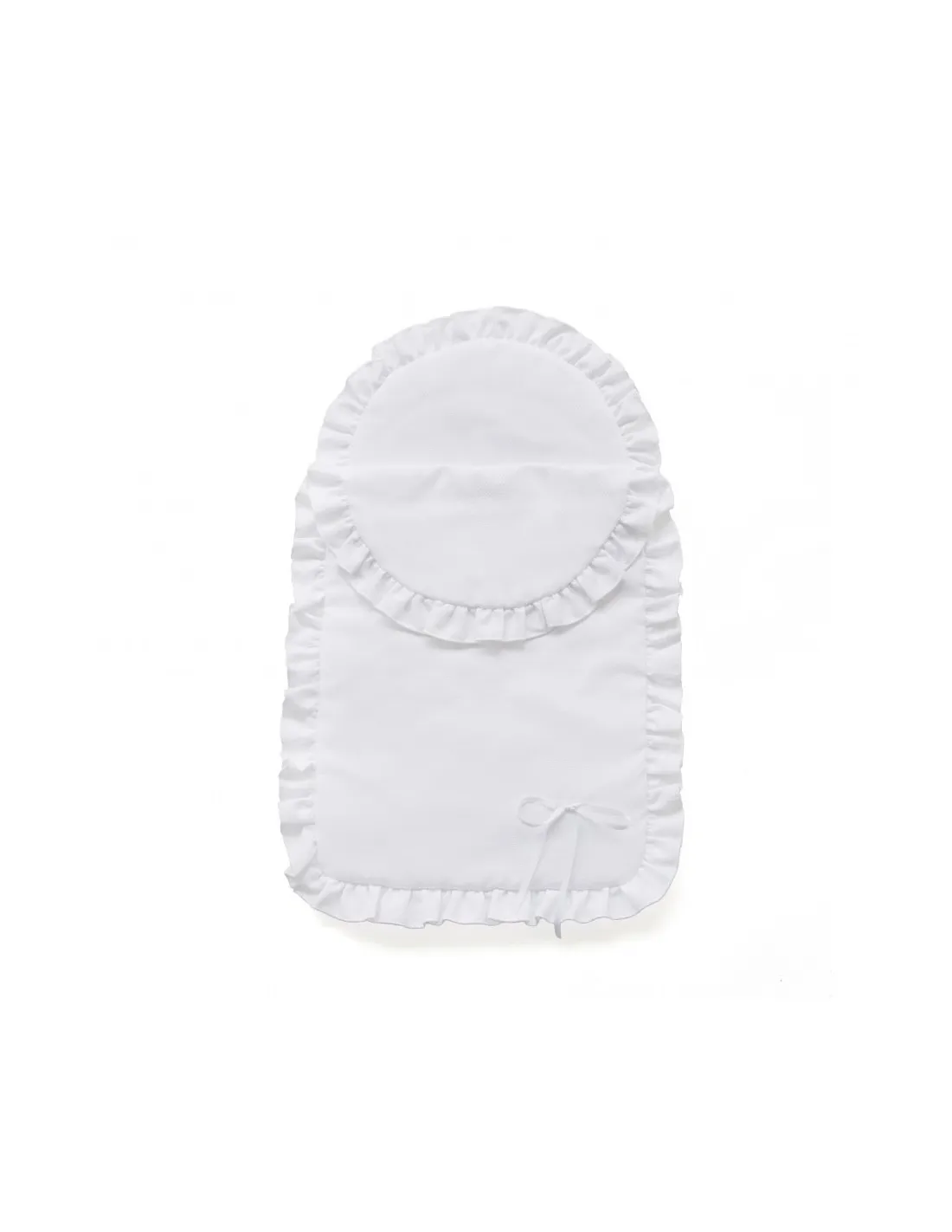 Colcha blanca de coche muñecas de Bebelux