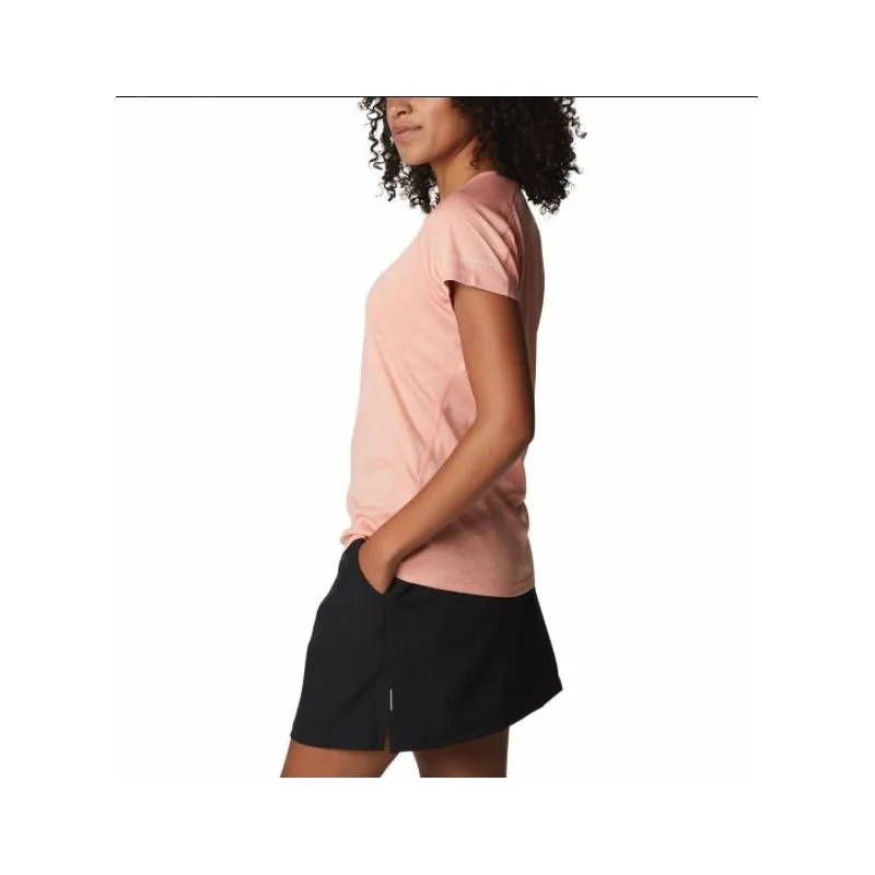 Columbia Camisa de manga corta Zero Rules™ (Coral Reef Heather) Mujer