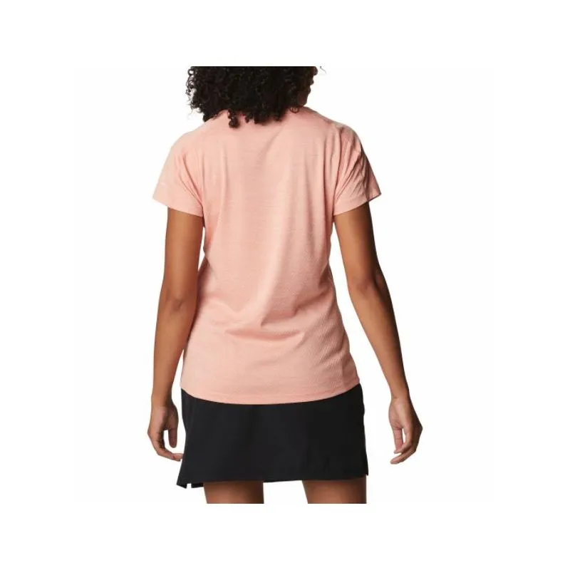 Columbia Camisa de manga corta Zero Rules™ (Coral Reef Heather) Mujer