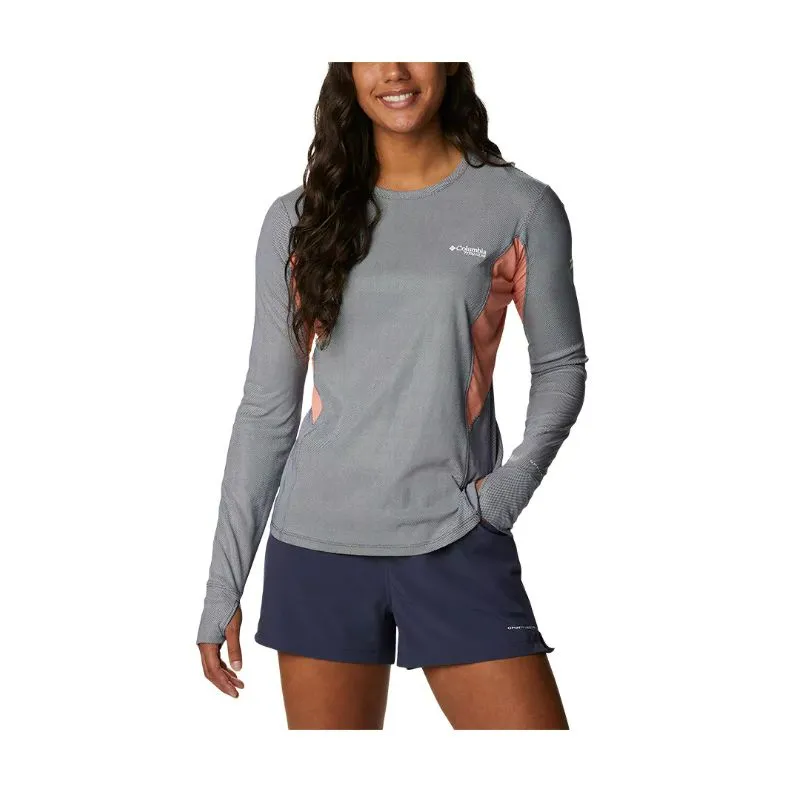 Columbia Titan Pass™ Sun Deflector Ls Tee 2.0 (Nocturnal, Coral Reef) Mujer
