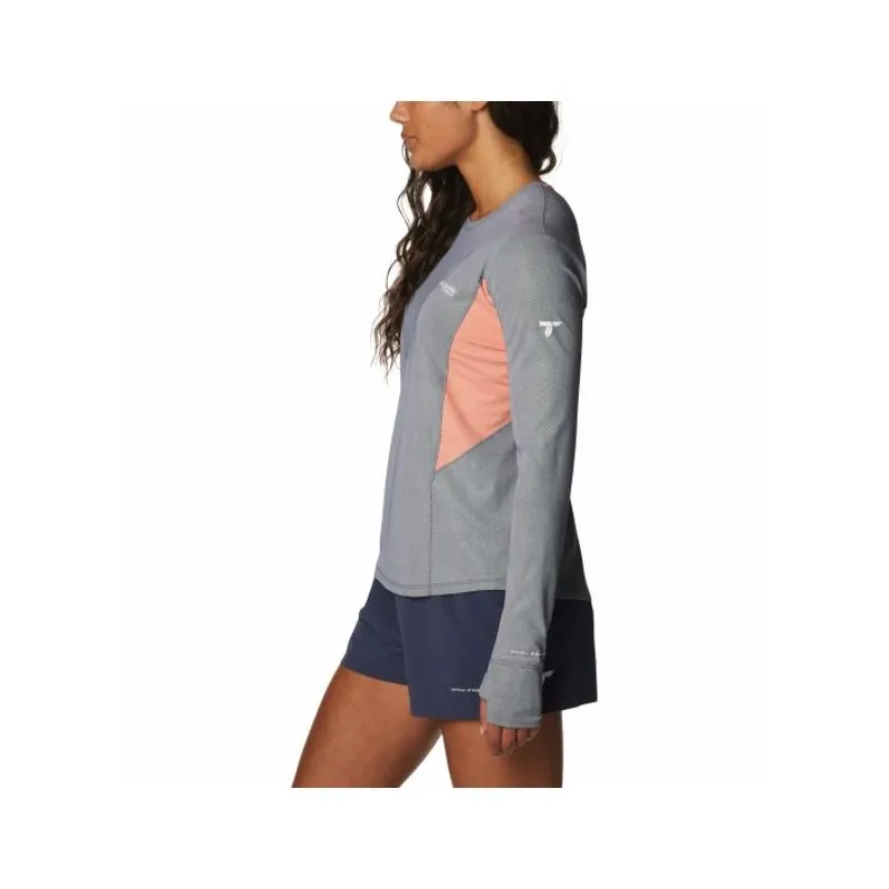 Columbia Titan Pass™ Sun Deflector Ls Tee 2.0 (Nocturnal, Coral Reef) Mujer