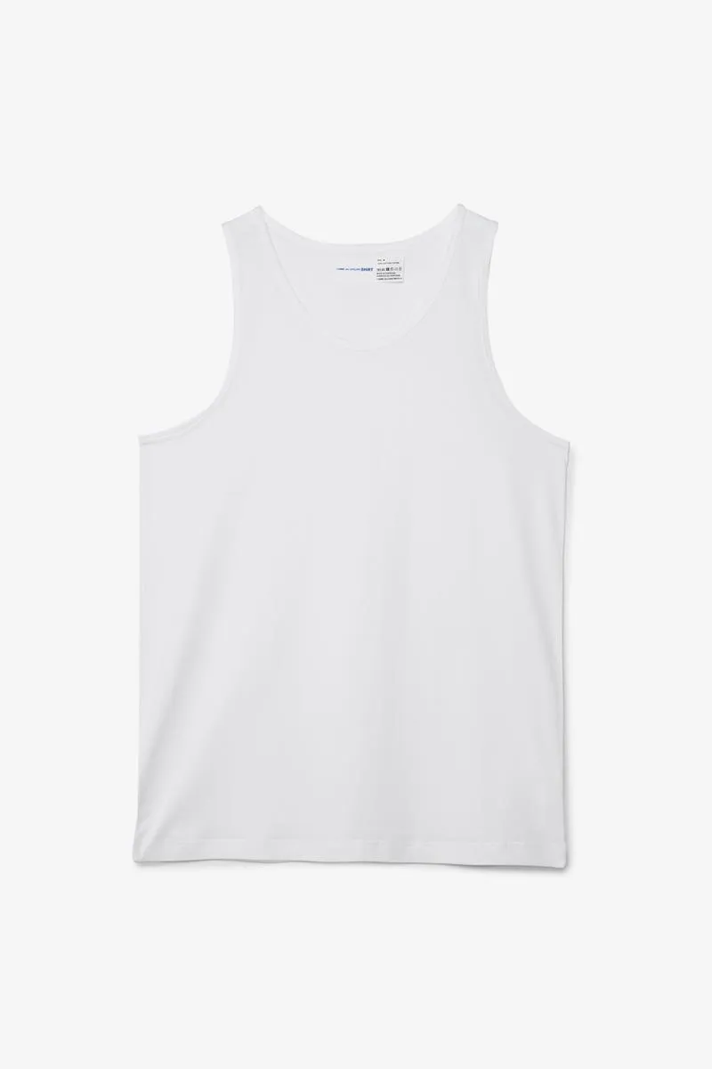 COMME DES GARÇONS SHIRT CAMISETA INTERIOR TANK TOP BLANCA