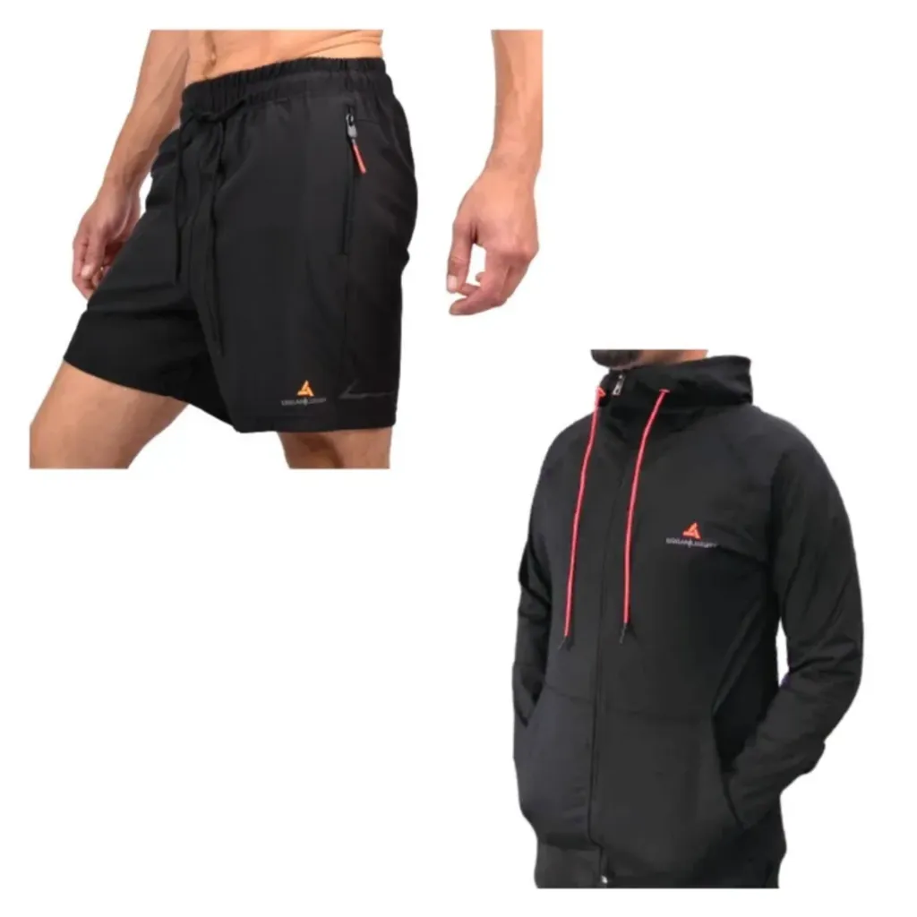 Conjunto Deportivo! Campera Hombre + Short Microfibra