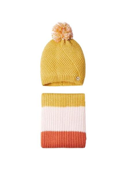 Conjunto Gorro y Bufanda Mayoral Miel Amarillo 