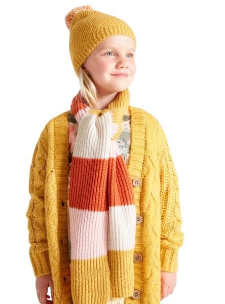 Conjunto Gorro y Bufanda Mayoral Miel Amarillo 