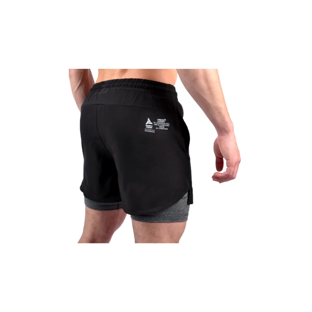 Conjunto! Musculosa Hombre Az +short Con Calza Ng Hombre