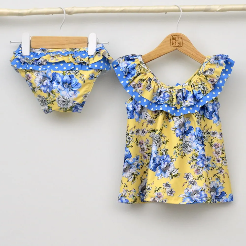 Conjunto vestido y culetin Bebé Bali
